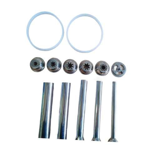 Bothyi - Boquillas Para Máquina De Churros, 5 Tubos De Relleno, Accesorios Para Hacer Churros, Kits De Piezas