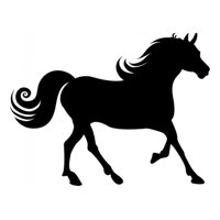 Rienda Libre Graphics - Decomural Galloping Horse Farm Animals Ws-17019