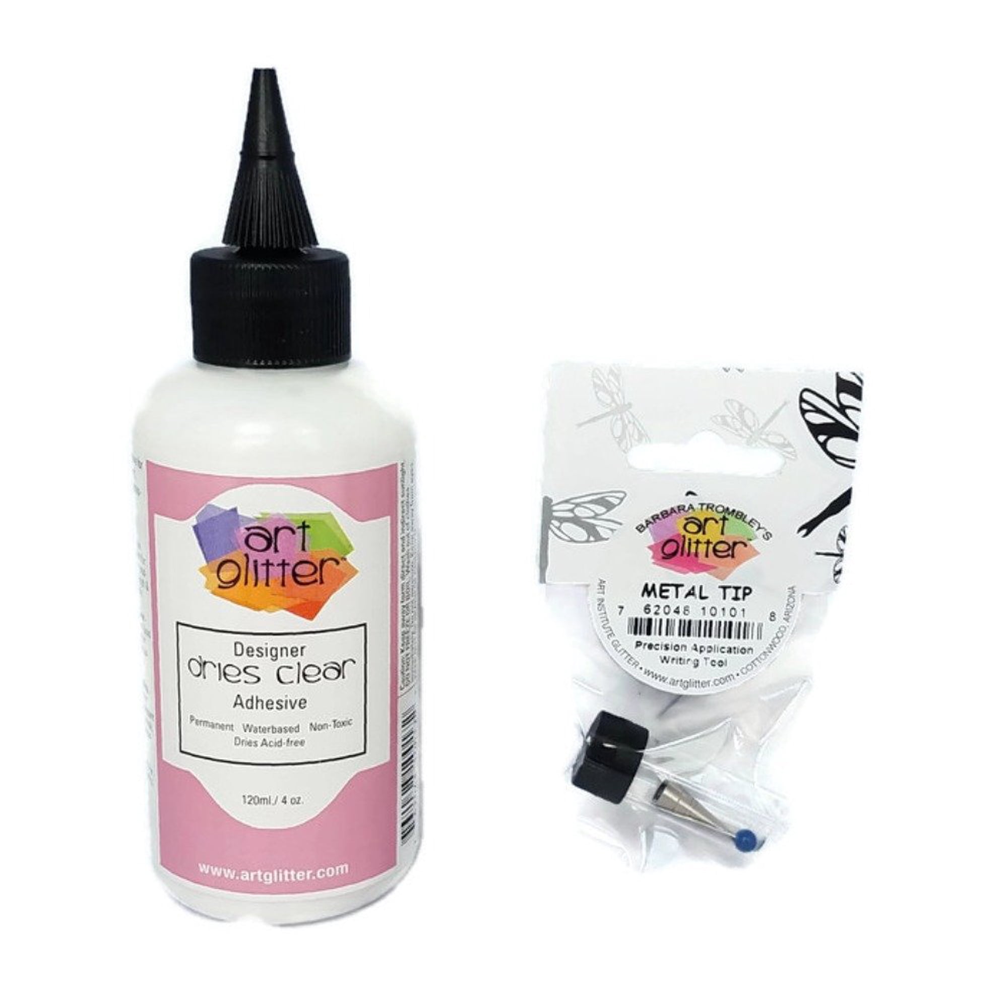 Art Glitter - Pegamento Con Purpurina Adhesive Art Designer, Transparente, 118 Ml, Con Punta