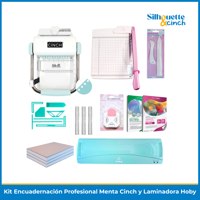 We R - Kit Encuadernación Profesional Menta Cinch Y Laminadora Hoby