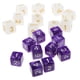 thumbnail image 3 of 20 Dados De Seis Caras D6 Para Jugar D d Rpg Party Game Blanco Y Morado, 3 of 3