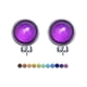 thumbnail image 2 of Pendientes de botón, aleación que cambia de color sensible a la temperatura, redondo, 10 mm, decoración única, joyería de moda para niñas de regalo de, 2 of 5