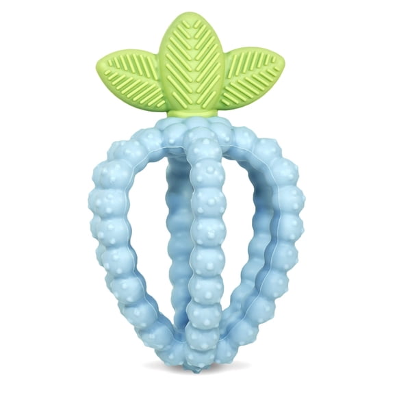 Juguete de dentición RazBaby Bites de silicona con protuberancias texturizadas