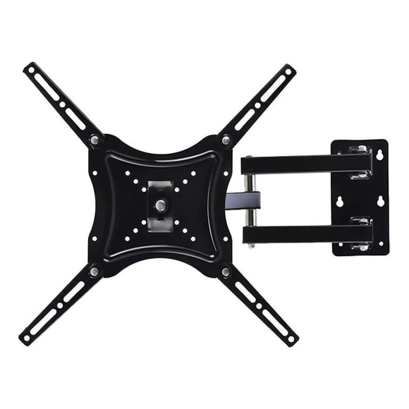 Soporte De Tv Con Brazo Para 14 A 55 Resiste 25 Kg Negro
