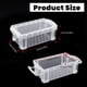 thumbnail image 3 of Caja de plástico transparente testyu 11 × 6 × 4 cm, pack de 12, apilable, 3 of 6