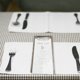 thumbnail image 5 of Presentadores Wood Check Olbia, 10 unidades, para restaurantes, color gris, 5 of 8