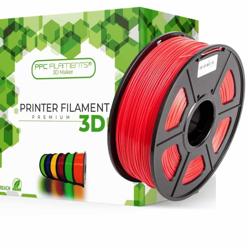 Ppc Filaments - Filamento 3d Pla Rojo 1kg | Filamentos