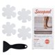 thumbnail image 1 of Adhesivos para bañera Secopad Original, antideslizantes, 24 unidades, con raspador, 1 of 6