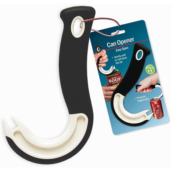 Jokari Ring Pull Can Opener para latas de bebidas y alimentos, ideal para artritis