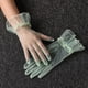 thumbnail image 1 of suxuMhao Guantes Cortos de Tul de Malla Transparente Translúcidos Formales para Boda Verde Claro Talla Única Transpirables Guantes Transparentes para Boda Graduación Fiesta Elegantes Guantes Cortos, 1 of 2