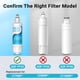 thumbnail image 2 of Filtro de agua para refrigerador AQUA CREST 469690 ADQ36006101, paquete de 3, 2 of 9
