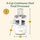 thumbnail image 4 of Procesador de alimentos Cuisinart de alimentación continua de 9 tazas, blanco, 4 of 4