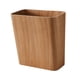 thumbnail image 3 of Canasta de basura portátil de basura de basura de basura estrecha, papel de basura rústica, lata de basura abierta de madera para lavar la ropa, baño marrón claro, 3 of 5