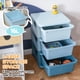 thumbnail image 3 of Unidad de Almacenaje Infantil Qaba de 3 Niveles con 3 Cajones Azul, 3 of 9