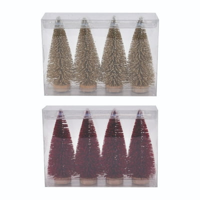 Set De 4 Pinos Decorativos, Color Surtido, 1 Un  Holiday Time