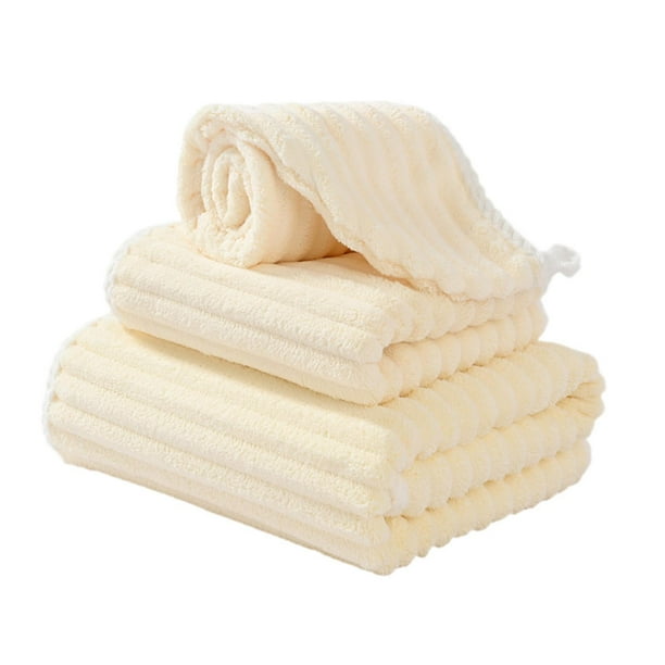 Toalla De Baño Para Mujer, Toalla De Mano, Toalla Para El Cabello, Para Hotel, SPA, Sauna, Color Beige