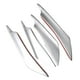 thumbnail image 1 of 4x Difusor de labios de parachoques delantero Accesorios de decoración de carrocería de automóvil Decoración de modificación de automóvil Deflector de Plata, 1 of 5