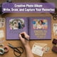 thumbnail image 3 of album Scrapbook Mr. Pen 8x8 Pulgadas 400 Esquinas Morado, 3 of 3