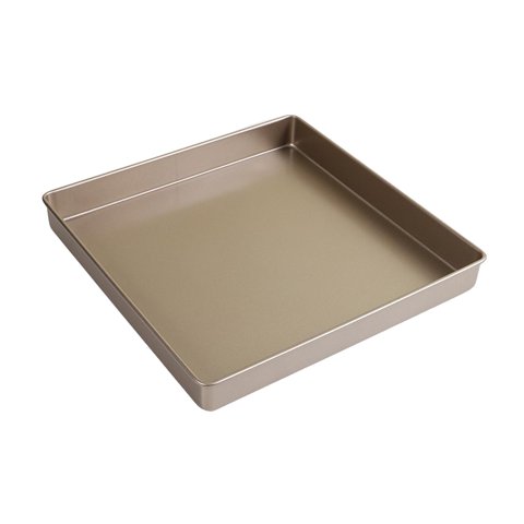 Magideal - Bandeja De Acero Al Carbono Para Pasteles, Bandeja Rectangular Para Hornear, Resistente, Fácil De Limpiar, Utensilios De Repostería Para Cocina, Borde 11 Pulgadas