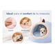 thumbnail image 4 of Cama Mascota Tipo Cueva Perro Gato Pequeño 35 cm rosa, 4 of 9