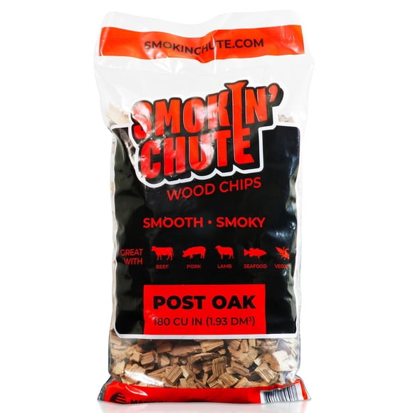 Virutas de Madera de Roble Post 180 cu in para Smokin' Chute
