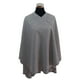 thumbnail image 1 of Ruana Unisex 100% Lana - Blanco Negro, 1 of 3