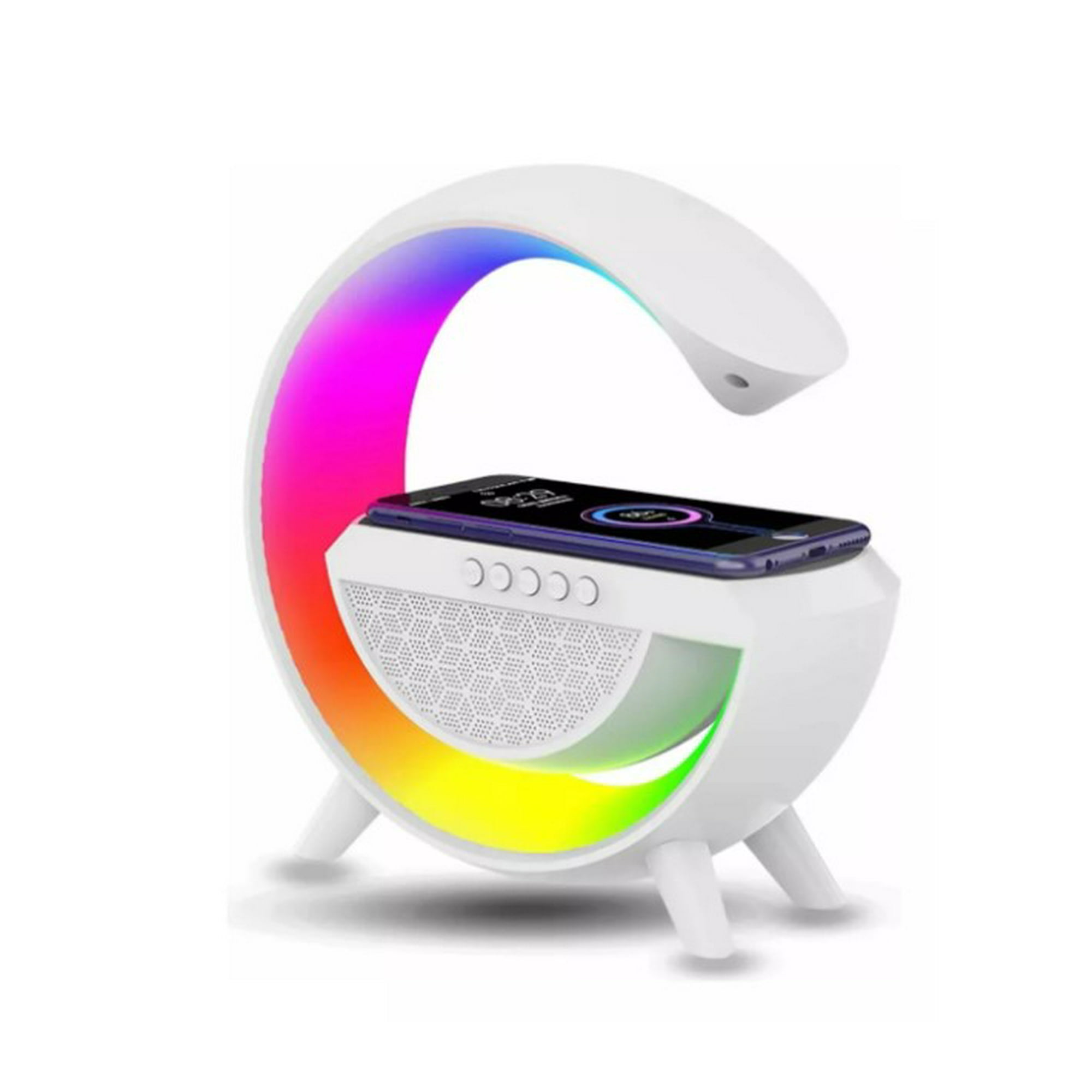 Genérica - Palarte Altavos + Cargador Inalámbrico + Lámpara Rgb + Parlante Bluetooth