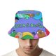 thumbnail image 4 of Tuca y Bertiey Sombrero bucket para adultos, gorra de protección solar, sombrero de pescador plegable para viajes al aire libre, pesca y actividades de verano, 4 of 6