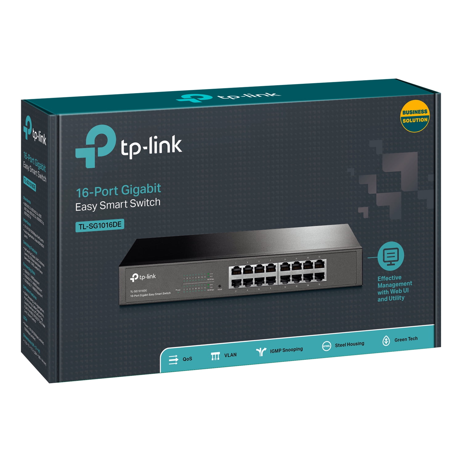 Genérico - Switch Tplink Tl-sg1016de 16-port Gigabit Easy Smart