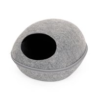 Total E-Commerce - Cama Saco Para Dormir Circular Gris Perros Gatos Mascotas