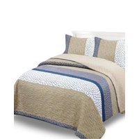 Genérico - Cubrecama Quilt Sherpa Plaza Y Media 180X230 19