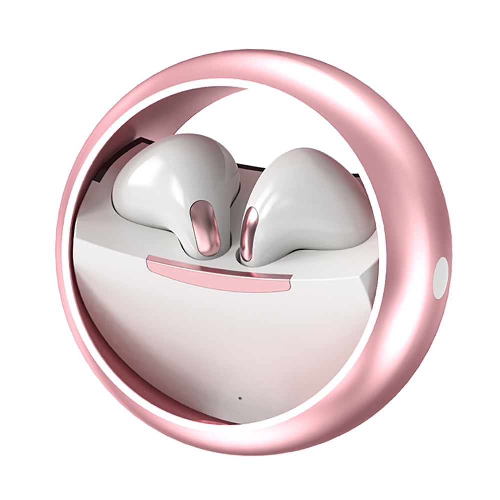 Aaronmei Auriculares Inalámbricos Bluetooth Tws Rosado