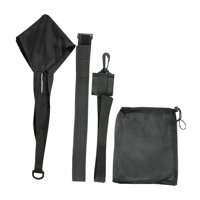 Ioensy - Paracaídas De Paracaídas Cinturón De Resistencia De Natación Entrenamiento De Fuerza De Natación De Paracaídas Black M