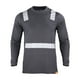 thumbnail image 2 of Polera Híbrida Reflectante Manga Larga UPF50+ Antibacterial Gris, 2 of 8