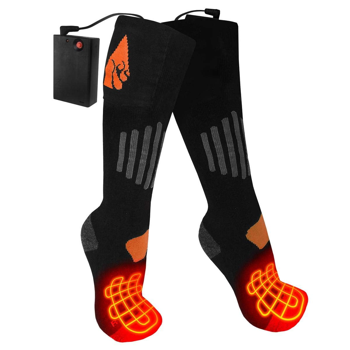 Calcetines Térmicos Actionheat Con Pilas Aa Unisex Con Paneles Calefactores