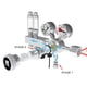 thumbnail image 3 of Regulador de CO2 FZONE Pro Series Aquarium de doble etapa con solenoide, 3 of 7