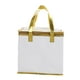 thumbnail image 1 of Bolsa De Comestibles Reutilizable Con Aislamiento, Compacta, Para Transporte De Alimentos En Restaurantes Al Aire Libre, 6 Pulgadas, 2 Capas, Color Blanco, 1 of 5