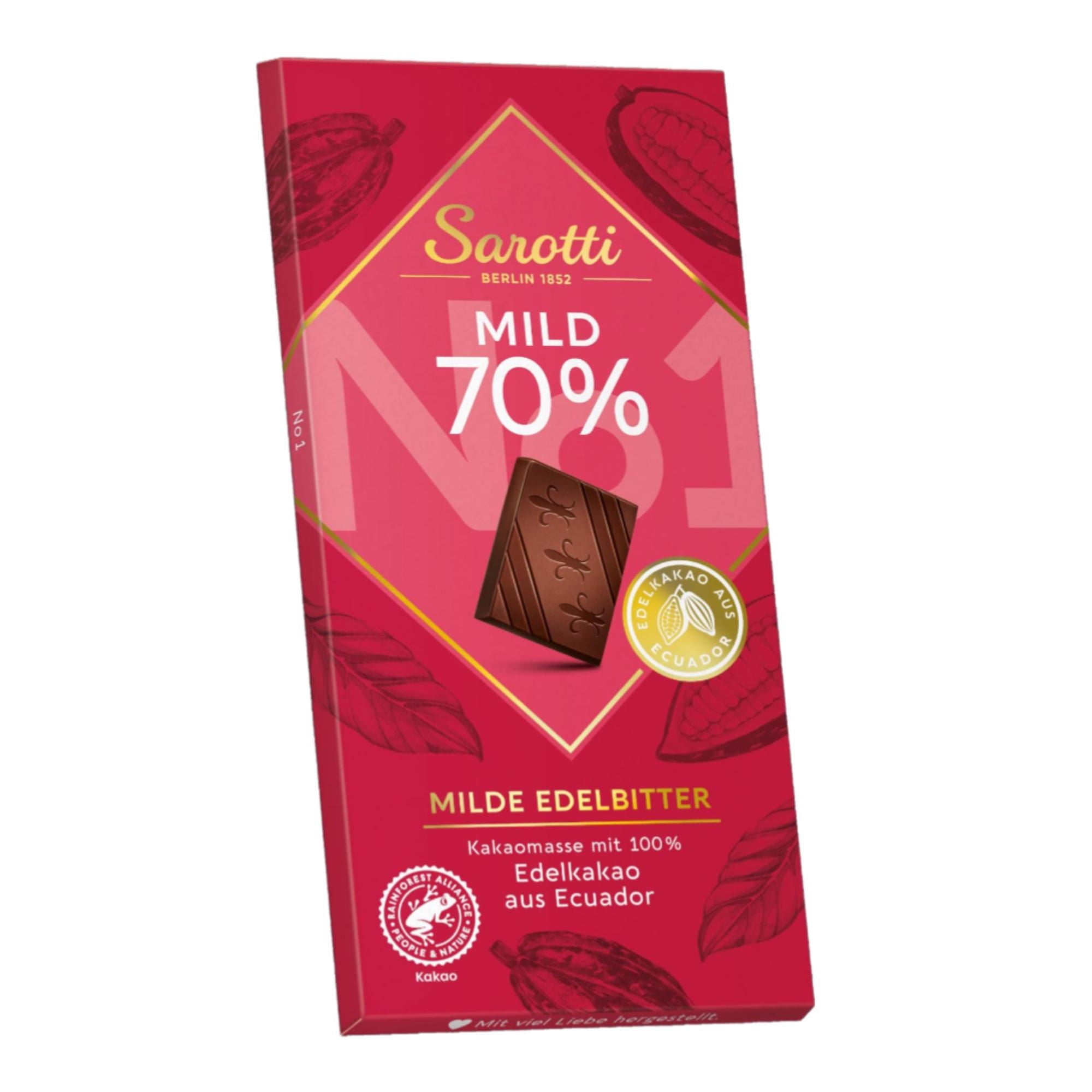 Chocolate Amargo 70% 100 g Sarotti