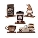thumbnail image 5 of Juego De 5 Bandejas Decorativas De Café Escalonadas Para Mesa De Cocina Y Cafetería., 5 of 5