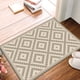 thumbnail image 2 of Alfombra cocina dormitorio Rombos Ceniza 70x100Cm, 2 of 3