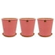 thumbnail image 2 of Set de 3 Macetas Zaia 15 cm Rosa Alegre y sus platos, 2 of 3