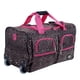thumbnail image 2 of Bolsa de viaje con ruedas Rockland PINK LEOPARD con ruedas extragrandes, 2 of 9