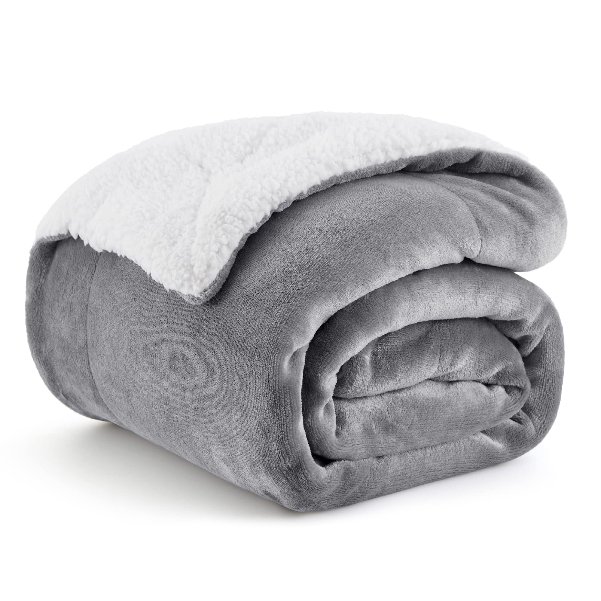 U By Bedsure - Manta Bedsure Sherpa De Forro Polar Para Sofá, 130 X 150 Cm, Color Gris