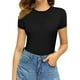 thumbnail image 3 of Body HESHPAWS Slim Fit Manga Corta Cuello Redondo Mujer, 3 of 3