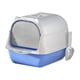 thumbnail image 2 of Caja De Arena Para Gatos Con Capucha, Bandeja De Arena, Espacio Grande, Inodoro Para Gatos Cerrado Y Cubierto, Azul, 2 of 5