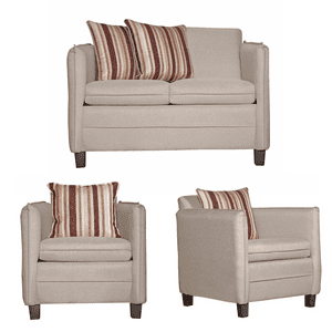 Ruzam Mobel - Juego De Living 2 1 1 Barcelona Beige