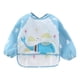 thumbnail image 2 of Delantal Art Smock Con Babero De Manga Impermeable De Bolsillo Para Bebés Para Niños Pequeños Ballenas, 2 of 3