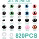 thumbnail image 2 of Ojos y Narices de Seguridad Junreox Amigurumi, 820 Piezas, 2 of 3
