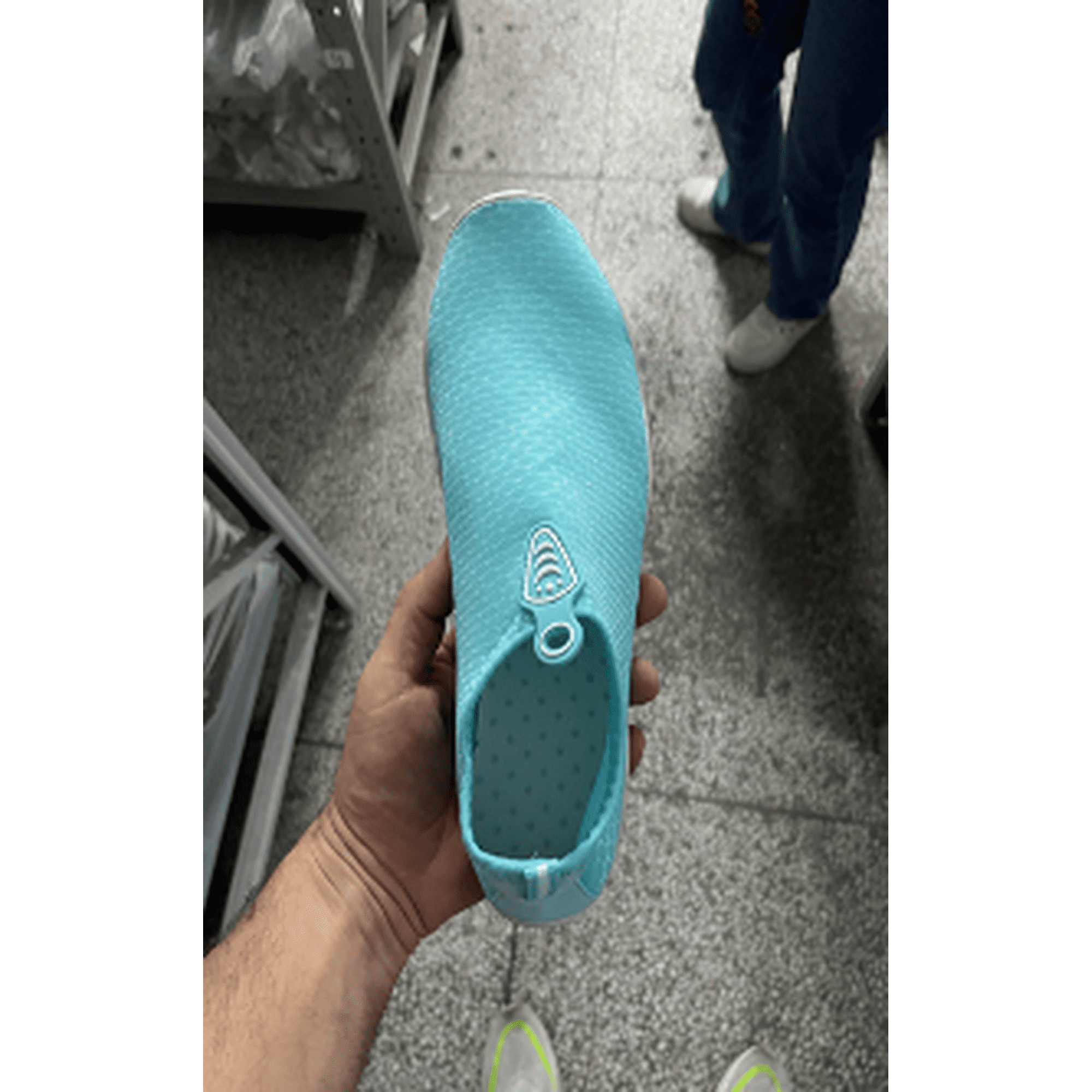 Samia - Zapatillas De Spandex Para Mujer Turquesa 36