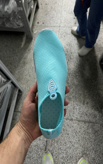 Samia - Zapatillas De Spandex Para Mujer Turquesa 36